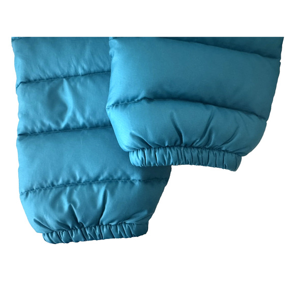 Marmot Jacket XL 700-Fill Down Turquoise Blue Quilted Full Zip Pockets Packable - Picture 14 of 15
